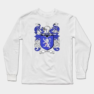 Jones Family Name Crest Long Sleeve T-Shirt